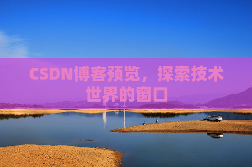 CSDN博客预览,探索技术世界的窗口